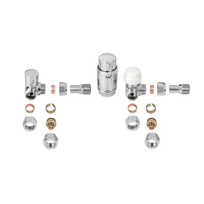 Komplet termostatyczny osiowy chrom INVENA PROV