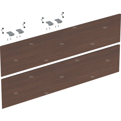 Zestaw frontów szuflad do dolnej szafki pod umywalkę GEBERIT ONE, kol. orzech amerykański szer.1050 mm