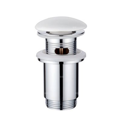 Korek click- clack, ceramiczny, uniwersalny, duży grzybek biały połysk