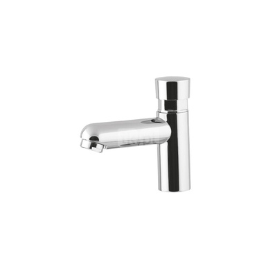 Bateria umywalkowa stojąca PERFEXIM S4, chrom (błyszczący), czasowa