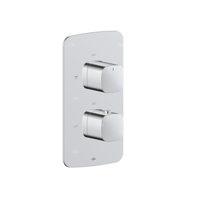 Bateria Malaga, termostatyczna, podtynkowa solo, chrom