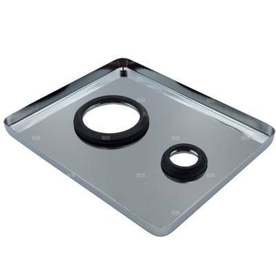 Maskownica do baterii podtynkowych z przełącznikiem, kwadratowa