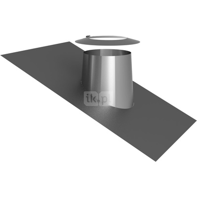 Przejście przez dach 16-25st. z płaszczem ołowianym i kołnierzem fi180mm