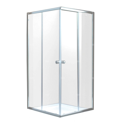 Kwadratowa kabina prysznicowa Parla szkło przezroczyste