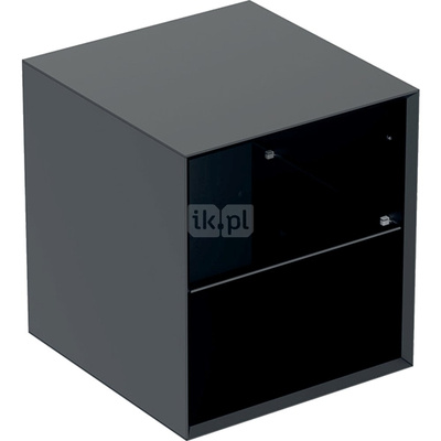Geberit ONE Element boczny, B45cm, H49.2cm, T47cm, czarny, mat