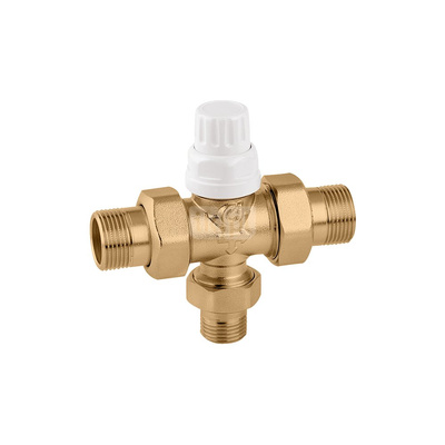 Trójdrożny zawór strefowywspółpracujący z siłownikami termoelektrycznymi serii 6563, 6561, 6562 i 6564 1" 3,7