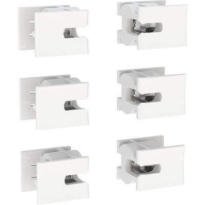 Elementy mocujące do przedniej osłony modułu sanitarnego Geberit Monolith