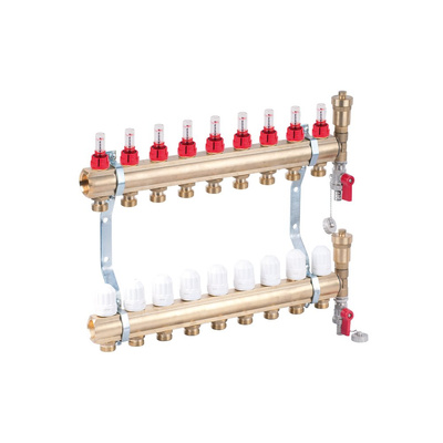 PHA-107 11-obwodowy PN6 Rozdzielacz CuZn