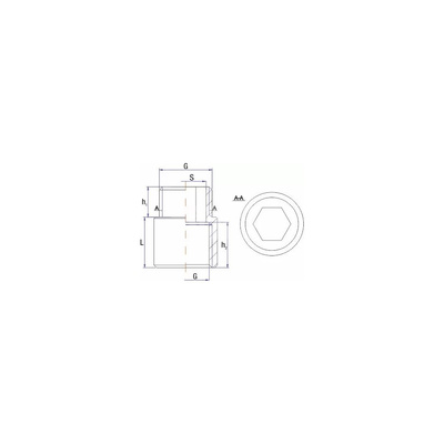 Przedłużka UNIPAK, 3/8'' (GW x GZ), 15 mm