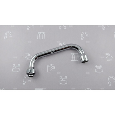 WYLEWKA U FI16/L=160 MM Z NAPOWIETRZACZEM STRUMIENIA CHROM