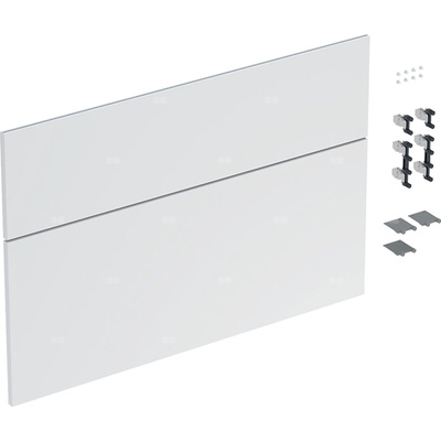 Zestaw frontów szuflad (2 szt.) do dolnej szafki pod umywalkę GEBERIT iCon, kol. biały matowy szer.900 mm