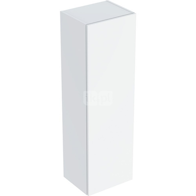 Geberit Smyle Square Szafka boczna średnia, B36cm, H118cm, T29.9cm, z jednymi drzwiami, biały