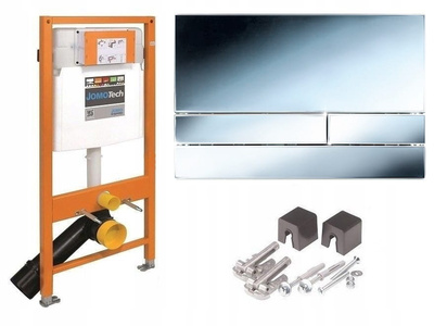 Stelaż podtynkowy Werit JOMOTech do miski Exclusive 2.0 chrom pol H=112cm J103-000000010