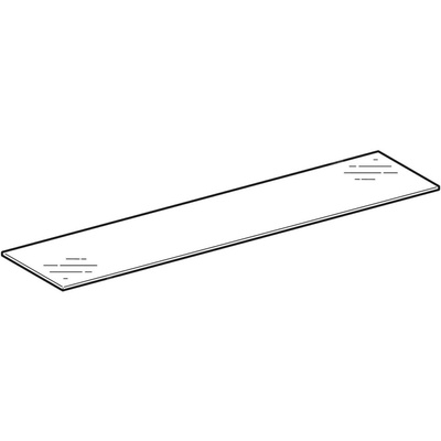 Szklana półka Geberit do szafki z lustrem Option Basic: B=50cm