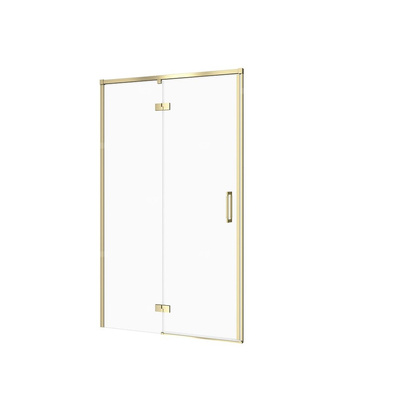 DRZWI NA ZAWIASACH KABINY PRYSZ LARGA ZŁOTA MAT 120X195 LEWE TRANS