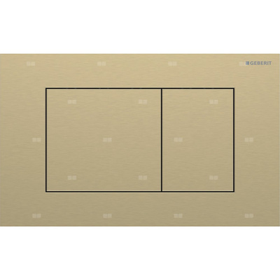 Przycisk uruchamiający Geberit Sigma40, przedni, stal nierdzewna mosiądz, prostokątny