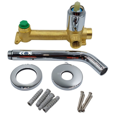 Bateria do kompl. baterii podtynkowej umywalkowej, chrom