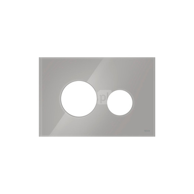 Przycisk spłukujący do stelaża (Mechaniczny) TECE loop - obudowa szkło, kolor szkło tytanowe