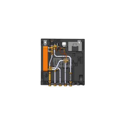 Danfoss EvoFlat WSS 1, w/bypass, w/1 CW meter, w/EPP front, 43kW