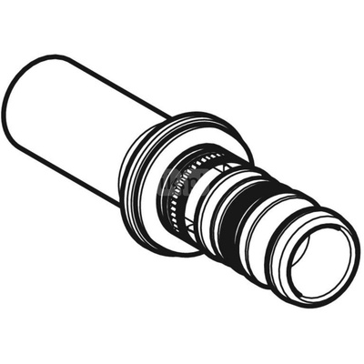 Złączka GEBERIT Mepla przejściowa Mepla/Mapress, Cu, 63 mm, DN 50 x 54 mm x DN 50 (końcówka wciskowa x końcówka wsuwana) z uszczelką