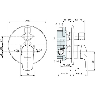 CERAFLEX BATERIA WANN-NATR. PODT. KPL.