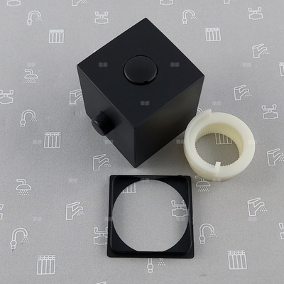 Uchwyt regulacji temperatury wody do baterii natryskowej termostatycznej LOGON BLACK