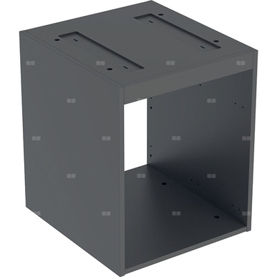 Korpus Geberit do dolnej szafki pod umywalkę stawianą na blat VariForm, z trzema szufladami: B=45cm, H=55cm, Lava / Lakierowany matowy