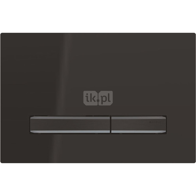 Przycisk uruchamiający Geberit Sigma50, przedni, czarny, przyciski: czarny chrom, prostokątny