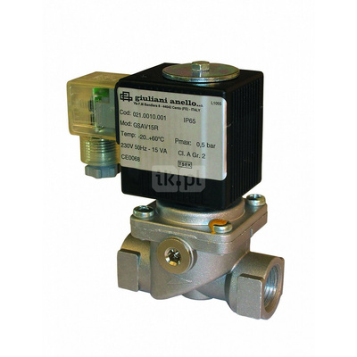 Magnetventil Gas GSAV20R ELETTR.ON-OFF 3/4" 230VAC