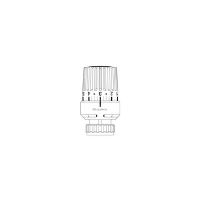 Termostat Uni LD, 7-28 C, * 1-5, z czujnikiem cieczowym, biały
