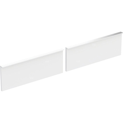 Zestaw frontów szuflad do dolnej szafki pod dwie umywalki GEBERIT iCon, kol. biały szer.1200 mm