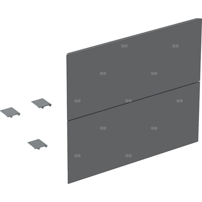 Zestaw frontów szuflad (2 szt.) do dolnej szafki pod umywalkę z dwoma szufladami GEBERIT ONE, kol. lava matowy szer.600 mm