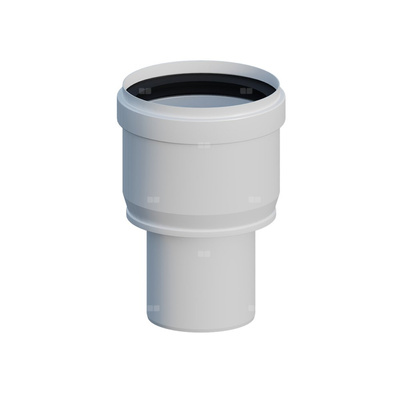 PP redukcja pionowa DN80/200mm z uszczelką [EPDM]