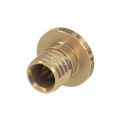 Korek TECE flex mosiądz końcówka wtykowa (20 mm)