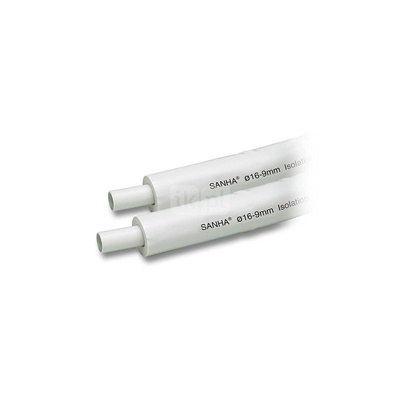 Rura PE-RT I/AL/PEHD-Xc SANHA MultiFit Flex 26 mm x 3 mm izolacja: 13 mm, izolacja kolor szary - kręgi 25 m wielowarstwowa gładka