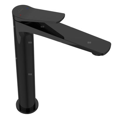 Bateria umywalkowa wysoka Alonia czarny połysk