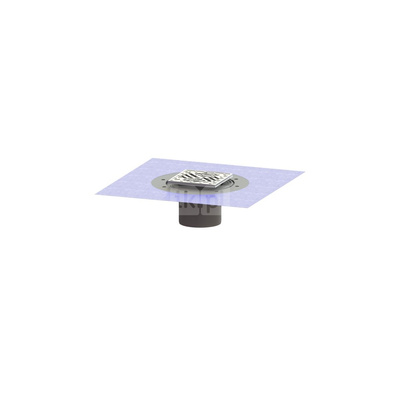 Nasada Variofix z kratką szczel./ramą nierdz. 138x138, przeciwpoślizgową
