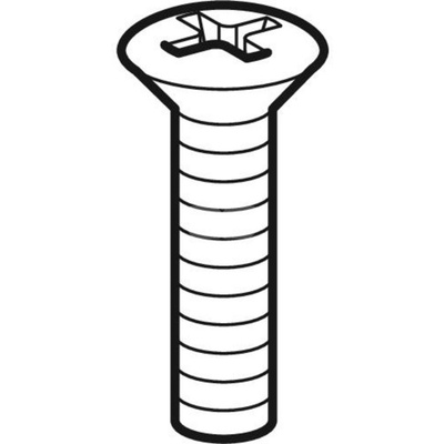 Śruba do obudowy, do Geberit AquaClean 8000plus / 8000: Biały-alpin