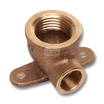 Kolano 90' SANHA 4472G, miedź, 18 mm x 1/2'' (lut wewnętrzny x GW)