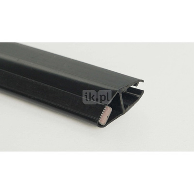 Uszczelka magnetyczna nero, do szyb 6 mm, długość 1960 mm, (seria kerria plus)