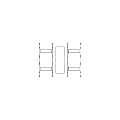 Śrubunek podwójny G ¾ GW x G ¾ NZ / 19,5 mm