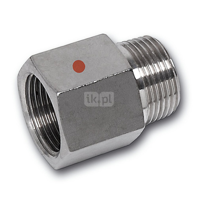 Nypel SANHA NiroTherm, stal nierdzewna, 3/4'' (GZ x GW)