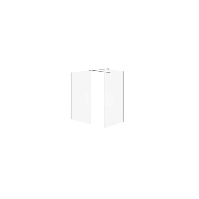 SET B796 WALK-IN MILLE CHROM 120X90X200 WIR