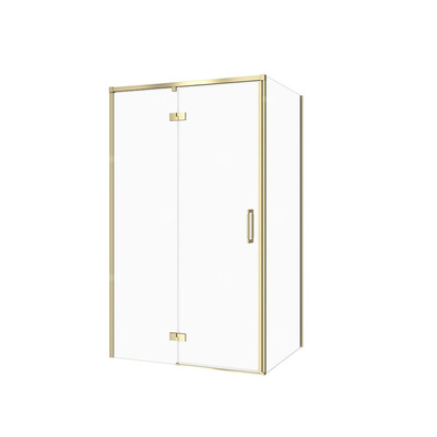 SET C283 KABINA LARGA ZAWIAS LEWA ZŁOTA MAT 120X80X195 SZK TRANS WIR
