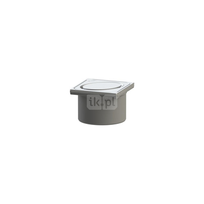 Nasada z ABS z kratką design ze wzorem owalu 120x120 bez lock&lift system 125