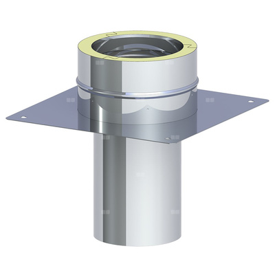 Płyta fundamentowa dla podwyższenia komina fi 200mm max. wysokość od podstawy 1,5m max. wysokość od podstawy 1,5m