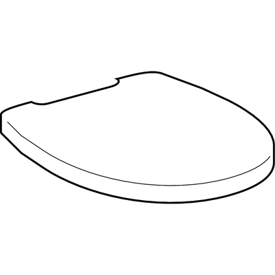 Deska sedesowa Geberit Virto: Wolne opadanie=Tak, Mocowanie=Od góry, Biały / Błyszczący