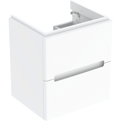 Geberit Modo Szafka pod umywalkę kompaktową, B49cm, H55cm, T39.5cm, z dwoma szufladami, biały