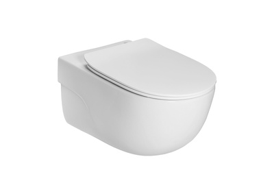 Zestaw miska WC podwieszana Roca Meridian 56cm z deską wolnoopadającą biały A34H240000