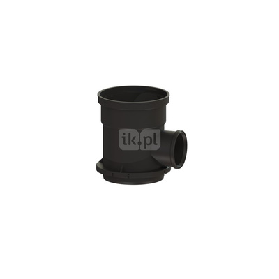 Przedłużka do wpustu podwórzowego z tworzywa sztucznego z dopł. bocznym